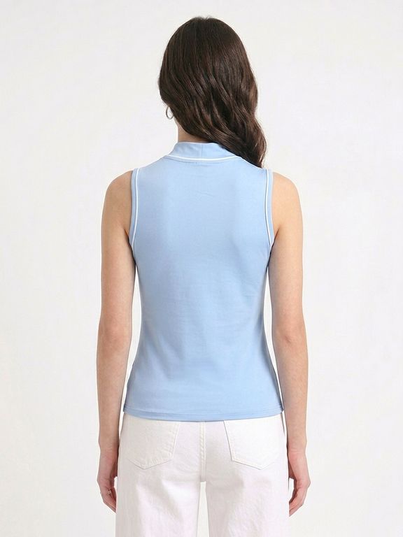 Blusa Suplex Para Mujer - Celeste