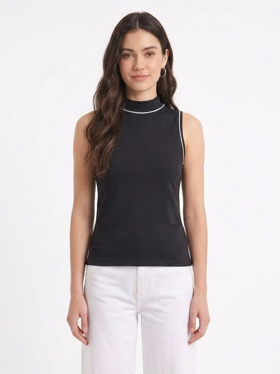 Blusa Suplex Para Mujer - Negro