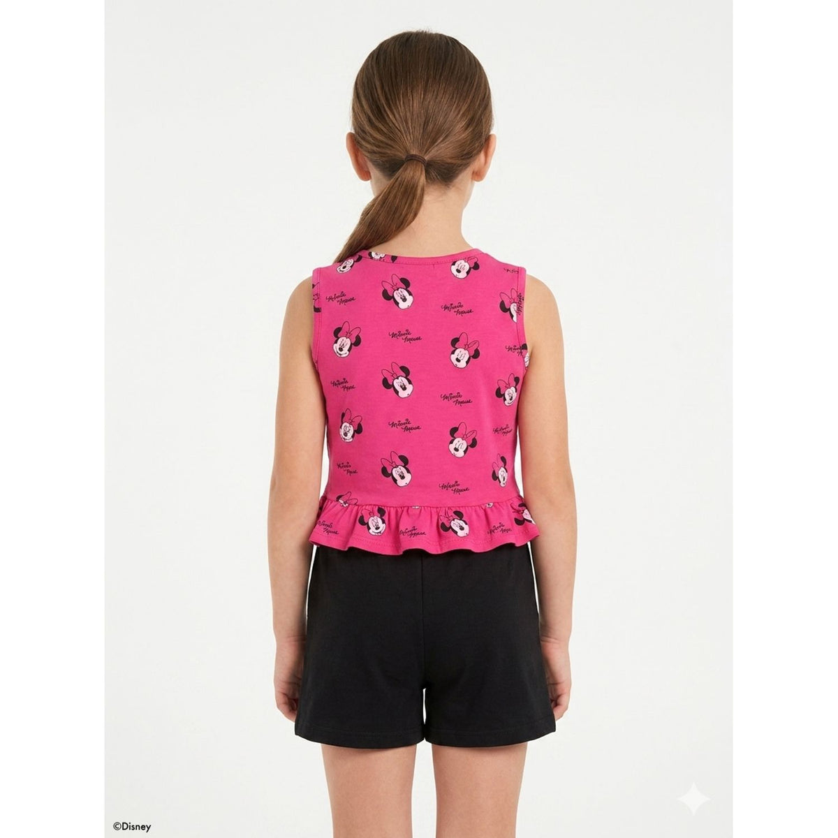 Conjunto Minnie Niña Disney Clásicos Verano - Fucsia