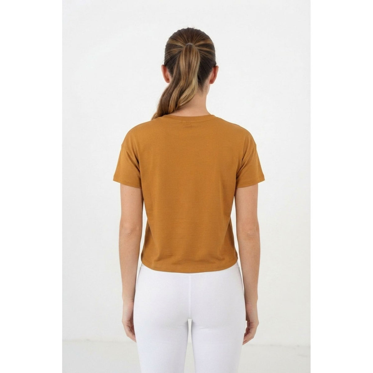 Polo Básico para Mujer - Camel