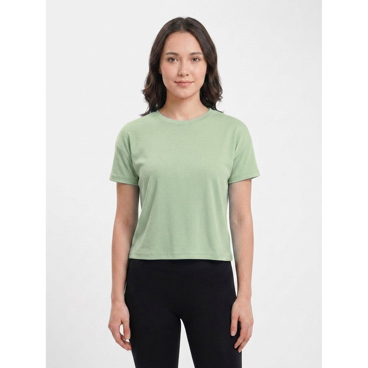 Polo Básico para Mujer - Verde Manzana