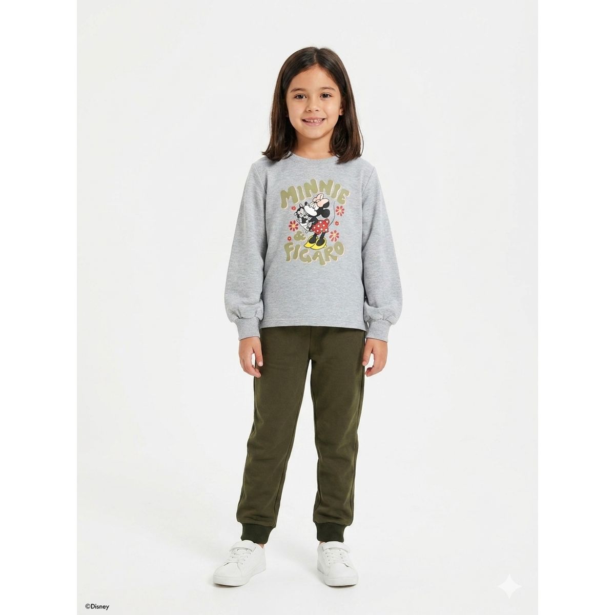 Conjunto Minnie Verde Militar