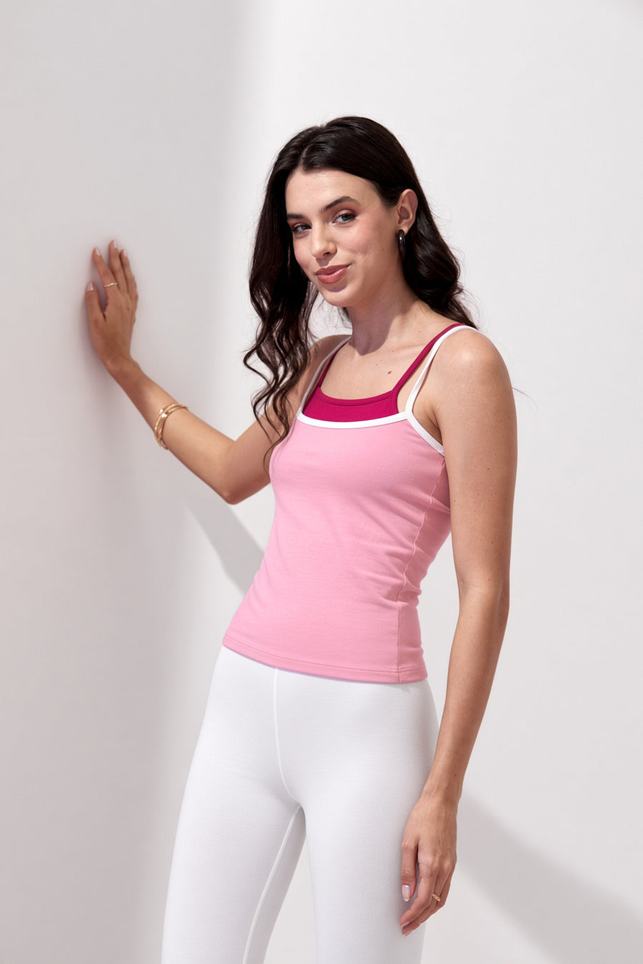 Top Mujer Double Layer