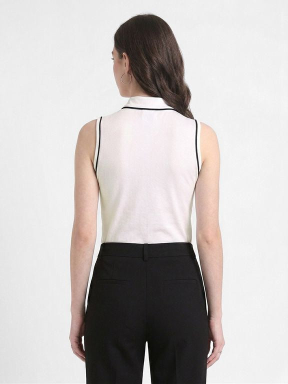 Blusa Suplex Para Mujer - Hueso