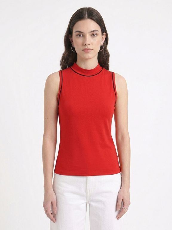 Blusa Suplex Para Mujer - Rojo