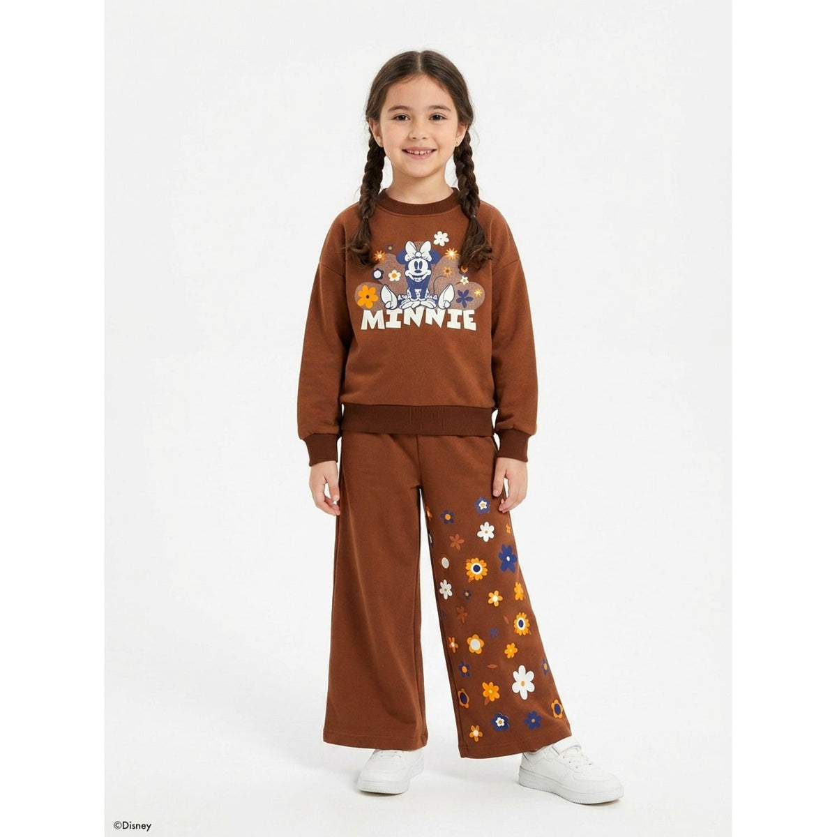 Conjunto Minnie Niña Disney Clásicos - Marrón