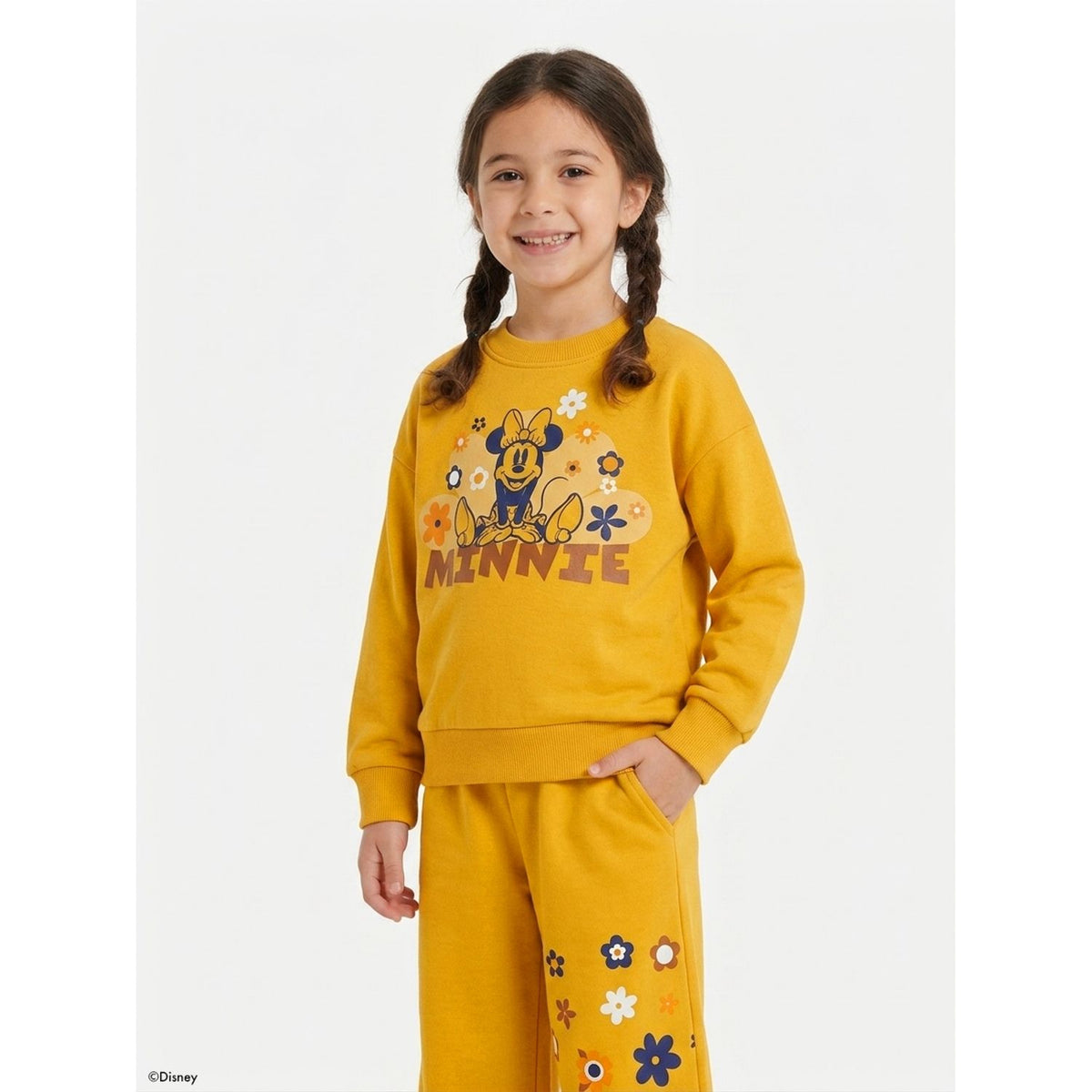 Conjunto Minnie Niña Disney Clásicos - Mostaza