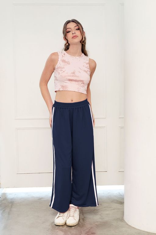 Pantalón Deportivo Mujer - Azul Marino