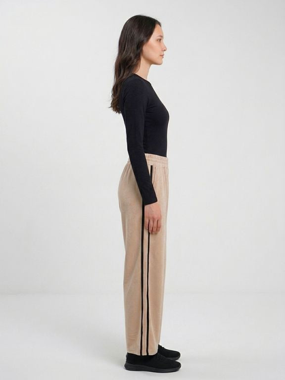Pantalón Deportivo Mujer - Beige
