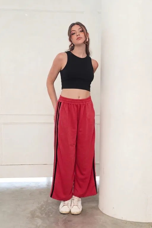 Pantalón Deportivo Mujer - Rojo