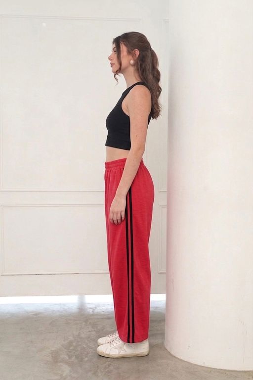 Pantalón Deportivo Mujer - Rojo