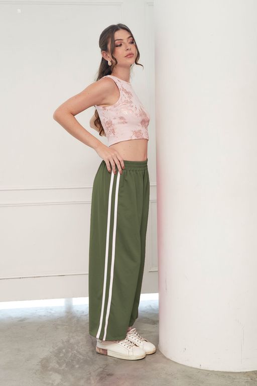 Pantalón Deportivo Mujer - Verde Militar