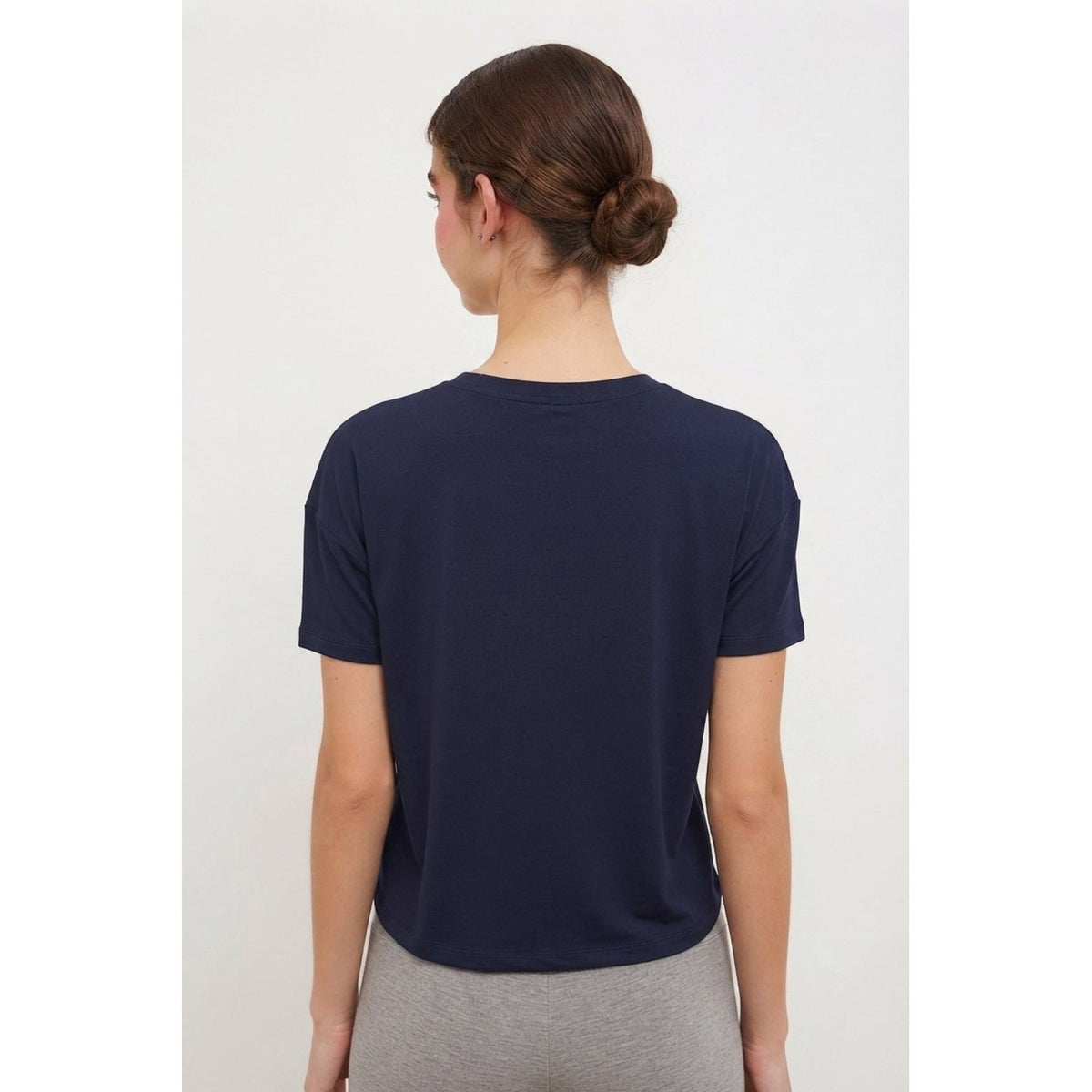 Polo Básico para Mujer - Azul Marino