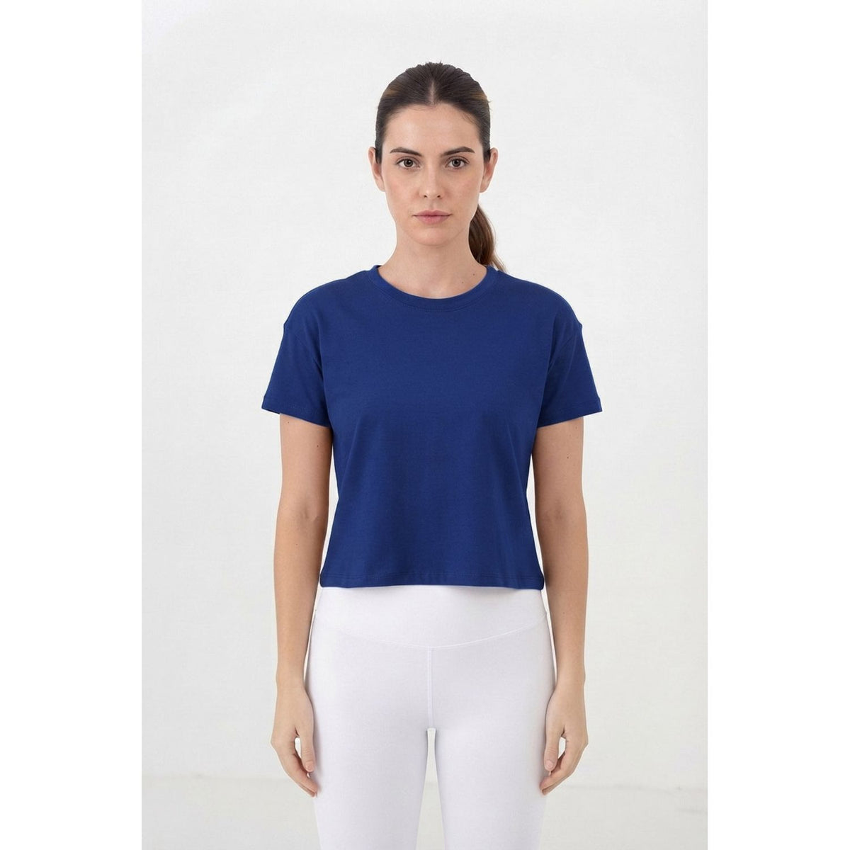 Polo Básico para Mujer - Azul Oscuro