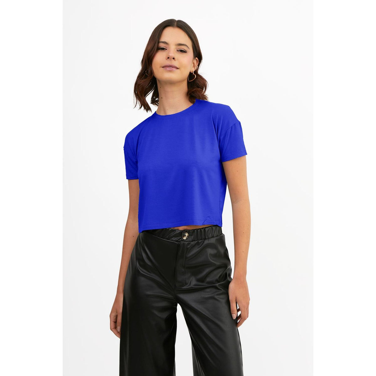 Polo Básico para Mujer - Azulino