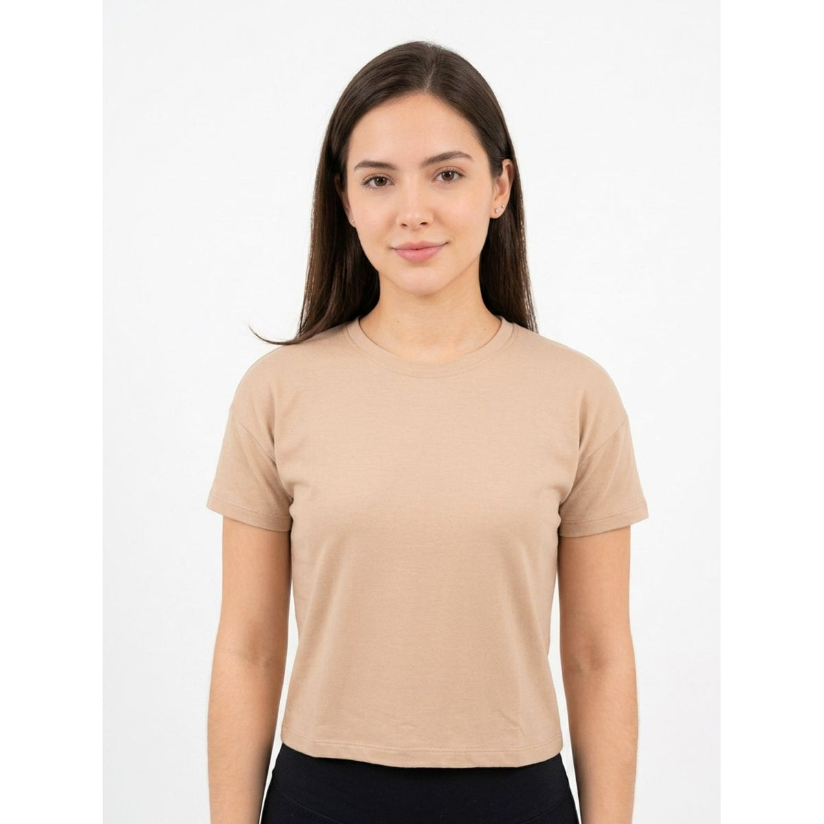 Polo Básico para Mujer - Beige