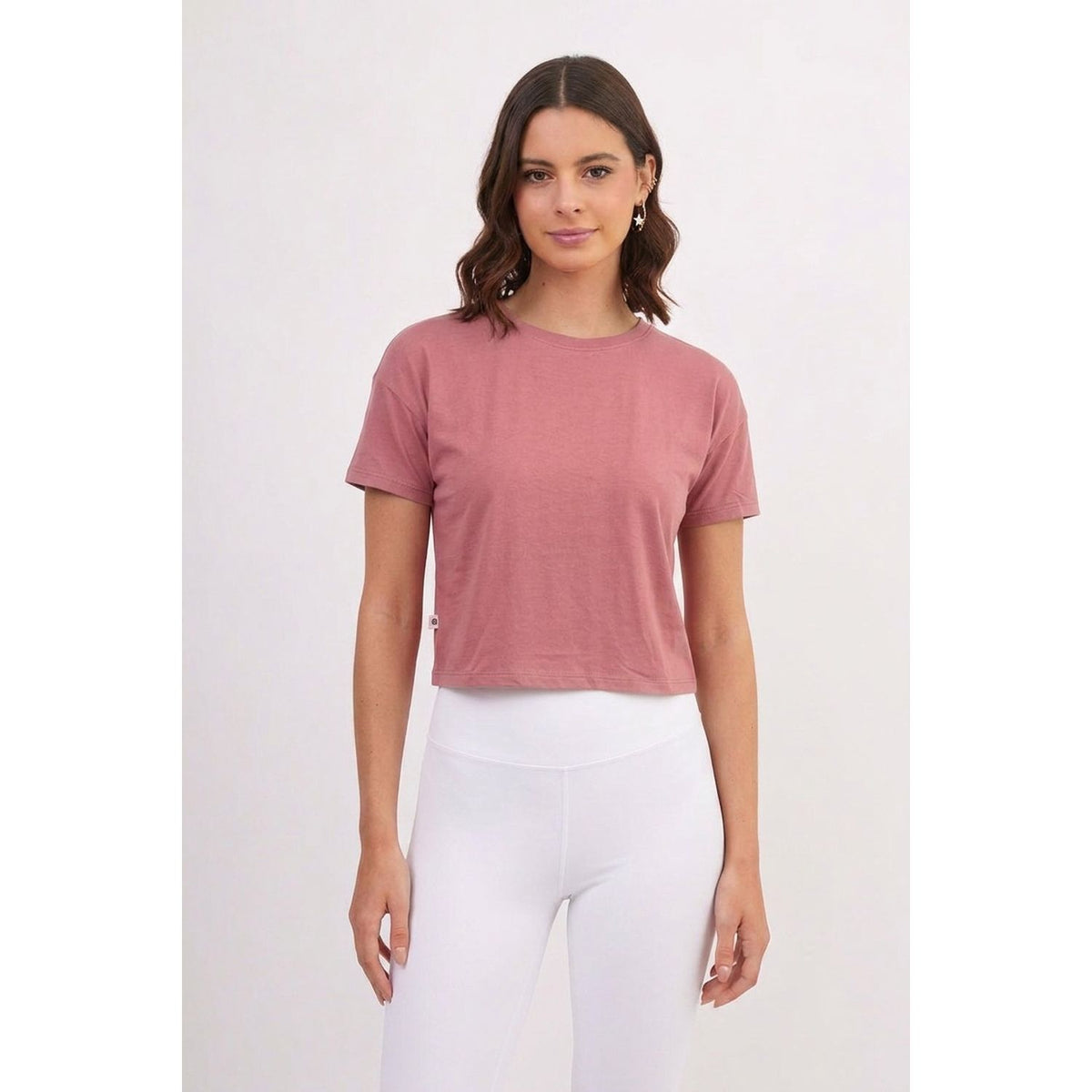 Polo Básico para Mujer - Palo Rosa
