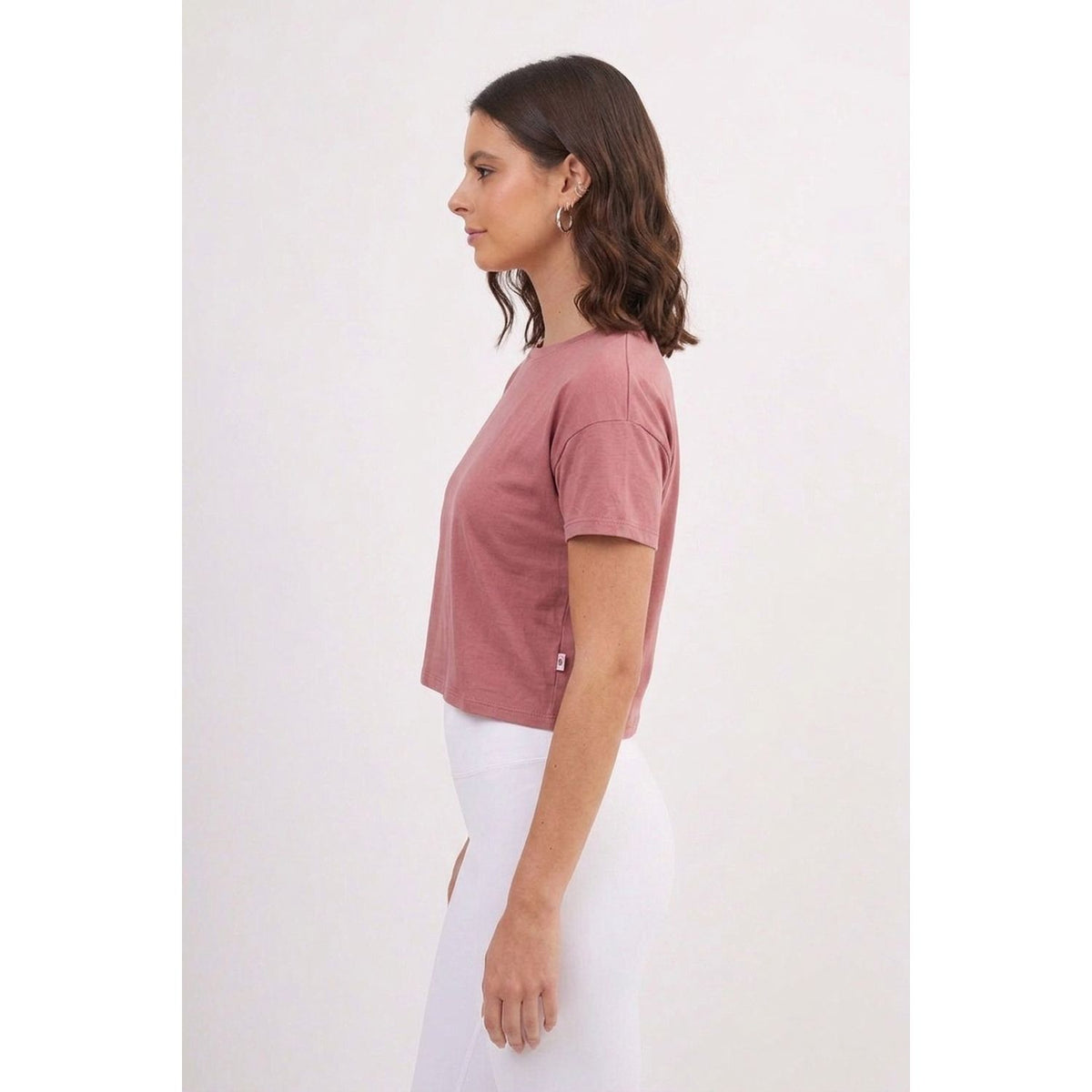Polo Básico para Mujer - Palo Rosa