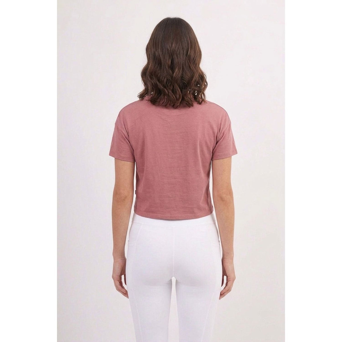 Polo Básico para Mujer - Palo Rosa