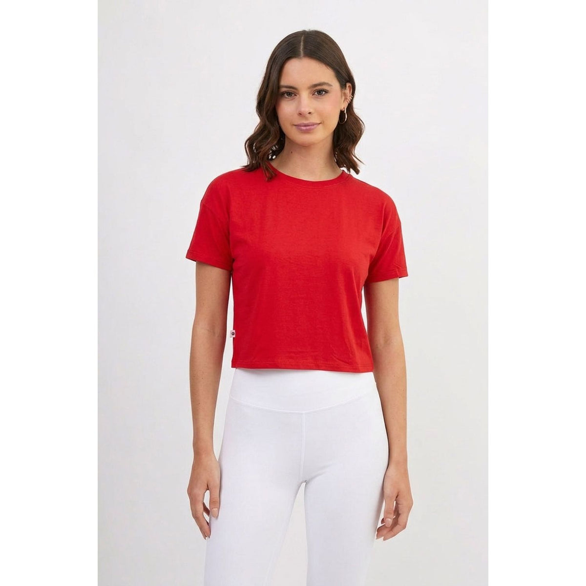 Polo Básico para Mujer - Rojo