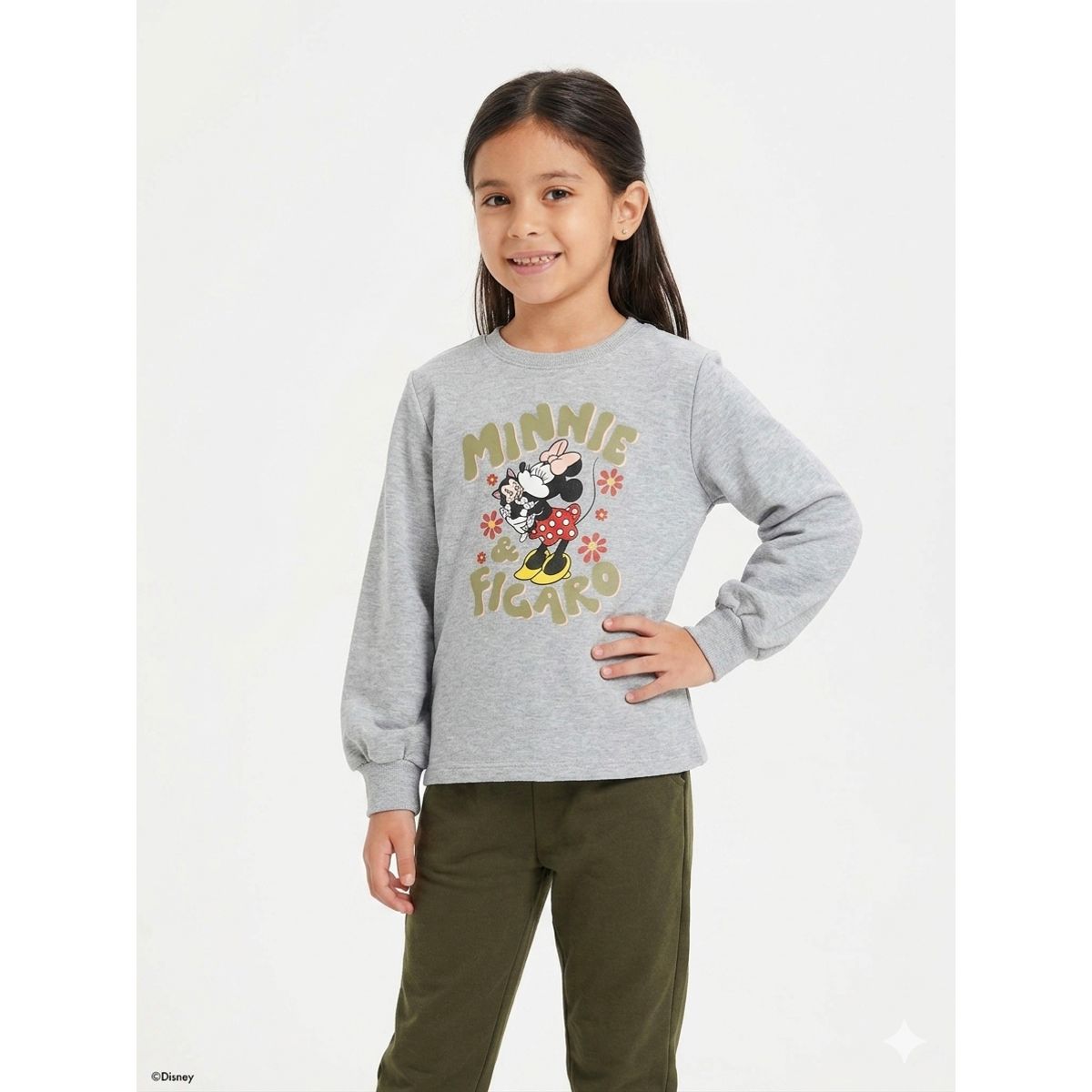 Conjunto Minnie Verde Militar